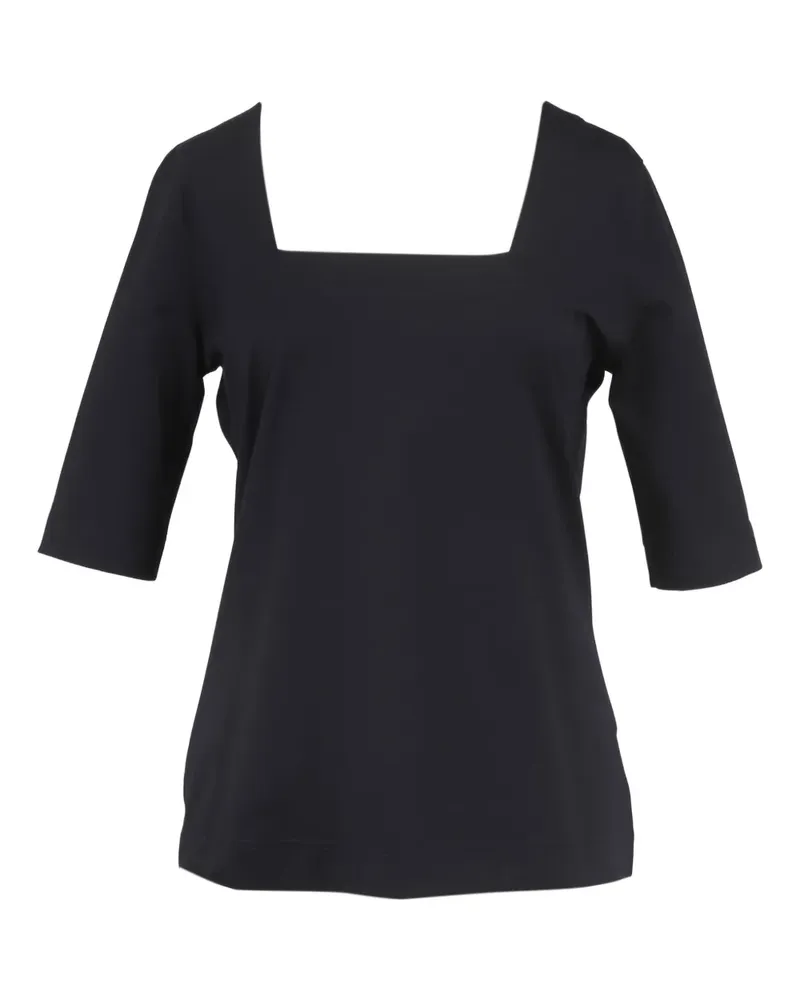 Akris square-neck blouse - Schwarz Schwarz