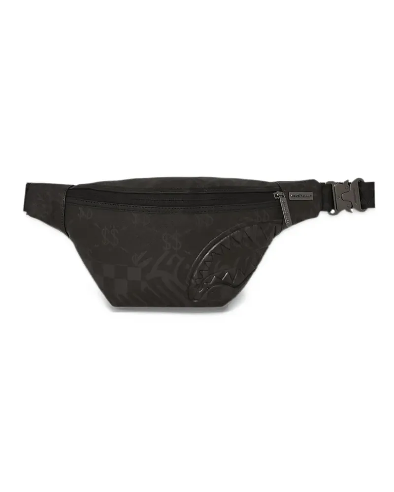 Sprayground Shark 3AM Check Gürteltasche - Schwarz Schwarz