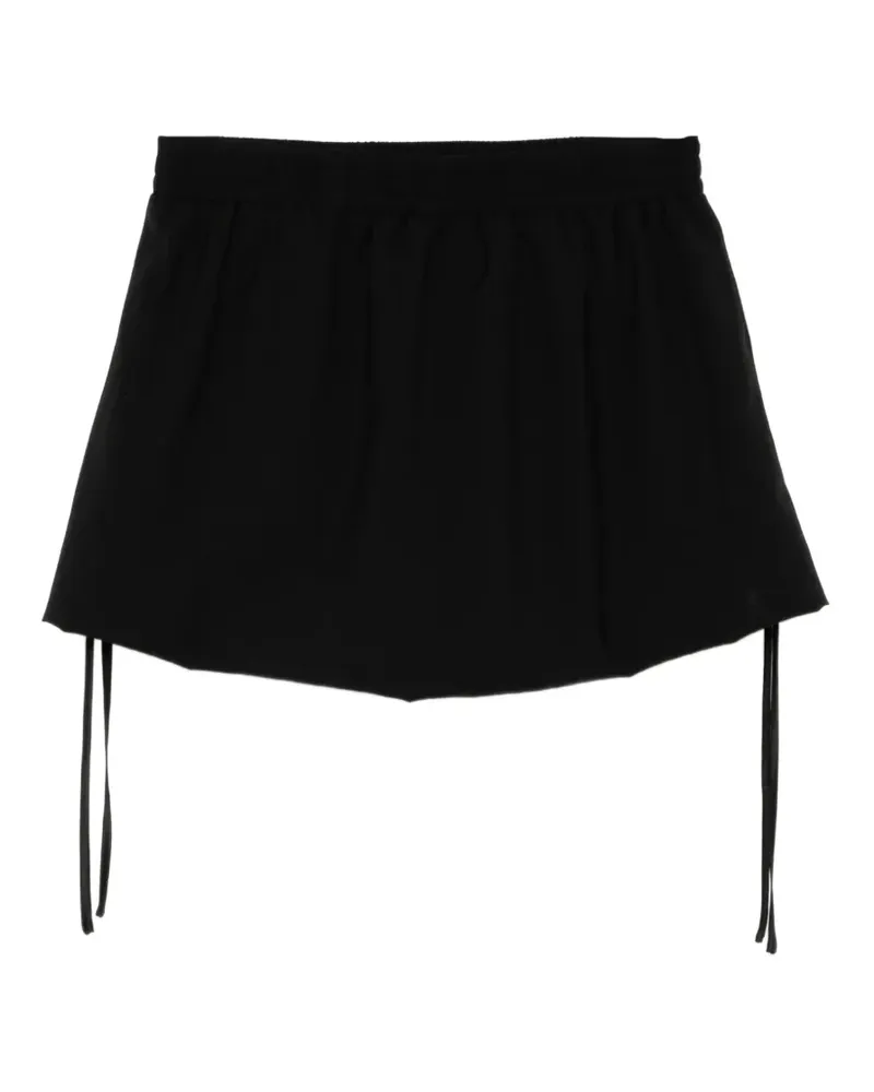 Kiki De Montparnasse drawstring mini skirt - Schwarz Schwarz
