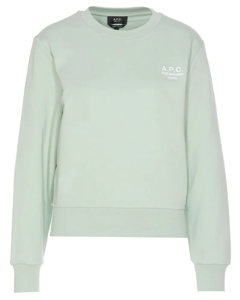 A.P.C. Rue Madame Sweatshirt - Grün Grün