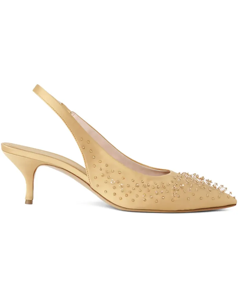 Fabiana Filippi beaded slingback pumps - Gelb Gelb