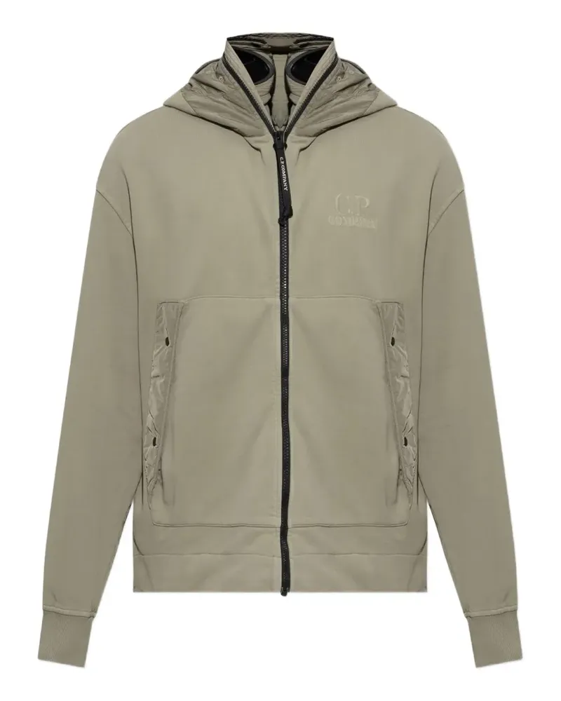 C.P. Company Kapuzenjacke mit Goggle-Detail - Nude Nude