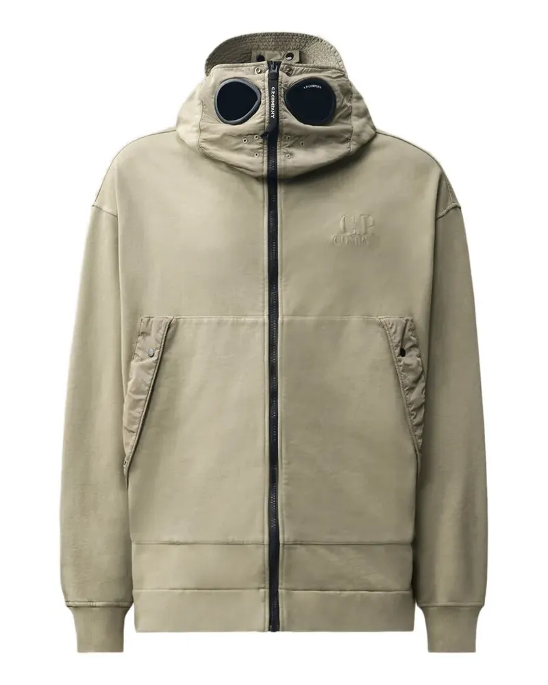 C.P. Company Kapuzenjacke mit Goggle-Detail - Nude Nude