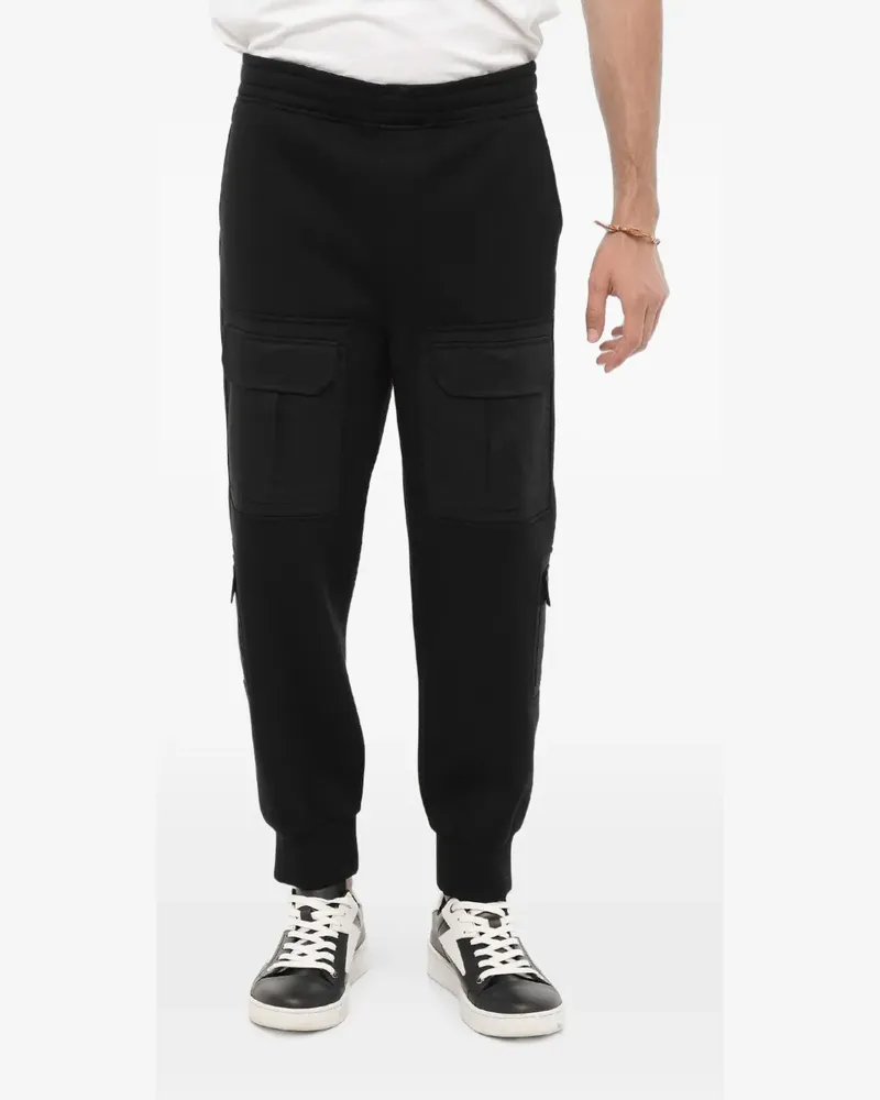 Neil Barrett cargo track pants - Schwarz Schwarz