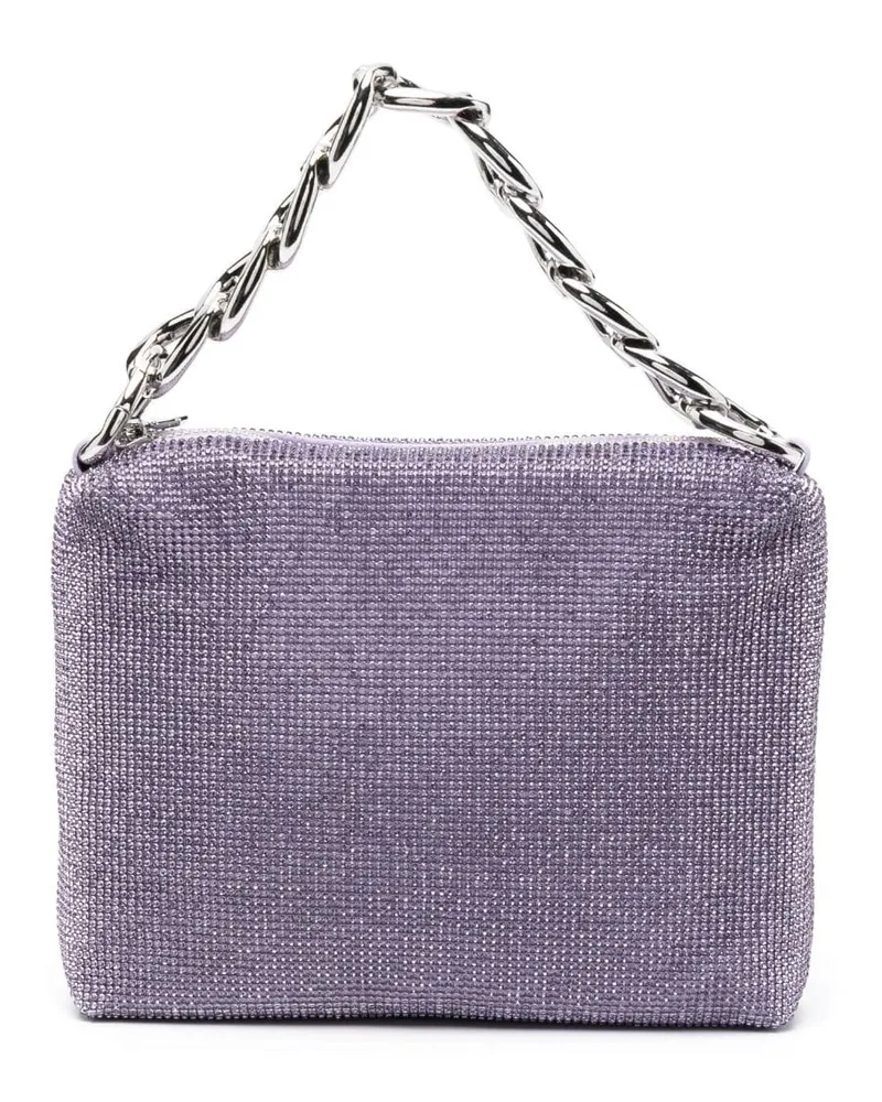 Patrizia Pepe Handtasche mit Strass Violett