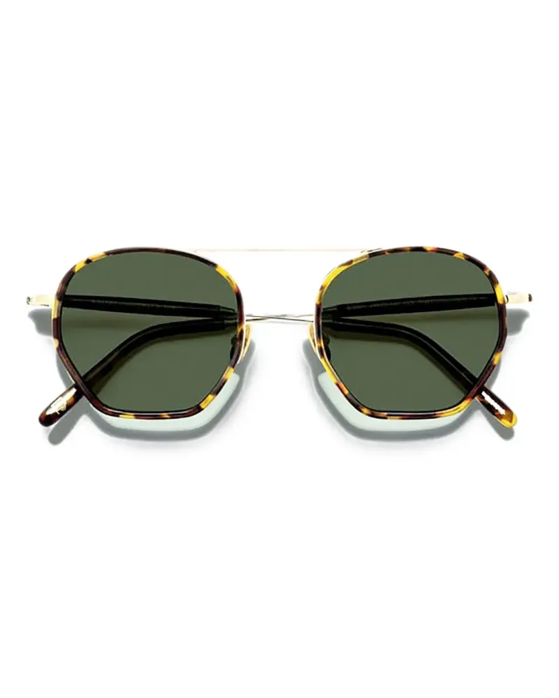MOSCOT Kugel Sonnenbrille mit rundem Gestell - Braun Braun