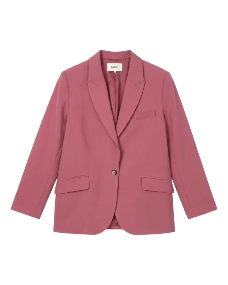 ba&sh Dalena single-breasted notched-lapel jacket - Rosa Rosa