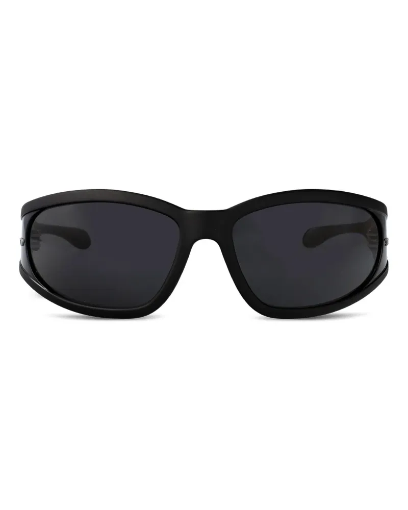 Diesel Sonnenbrille mit Oversized-Gestell - Schwarz Schwarz