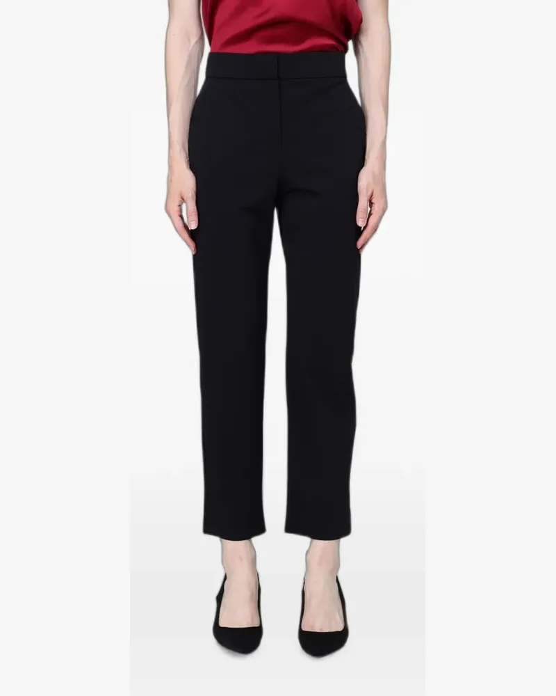 Max Mara Klassische Krepphose - Schwarz Schwarz