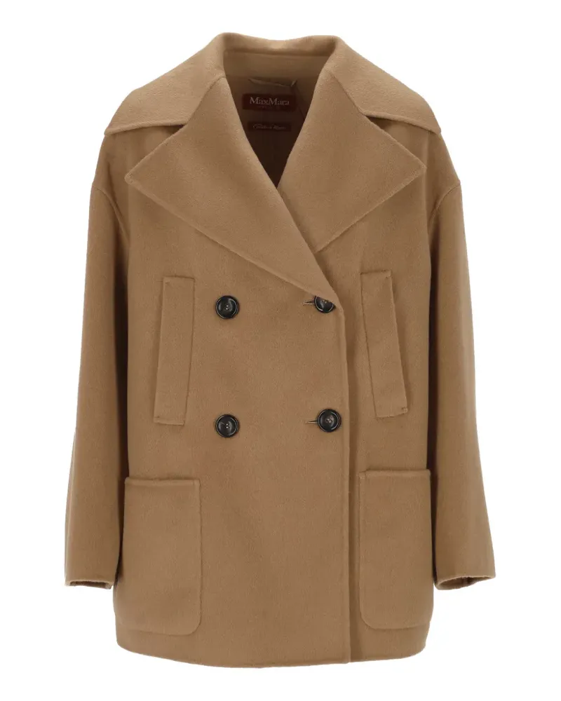 Max Mara double-breasted peacoat - Braun Braun