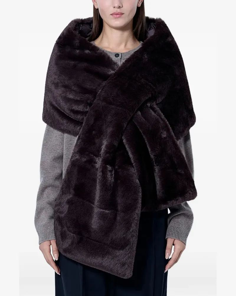 Max Mara plush wrap-around scarf - Braun Braun