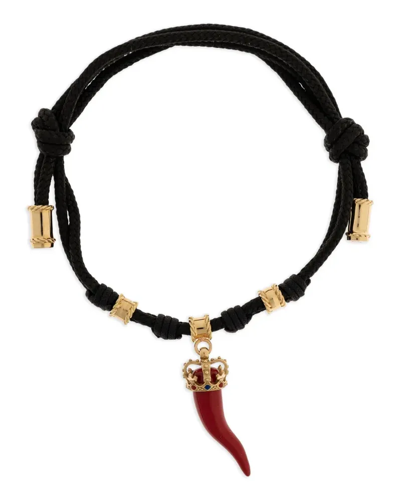 Dolce & Gabbana Good Luck charm bracelet - Schwarz Schwarz