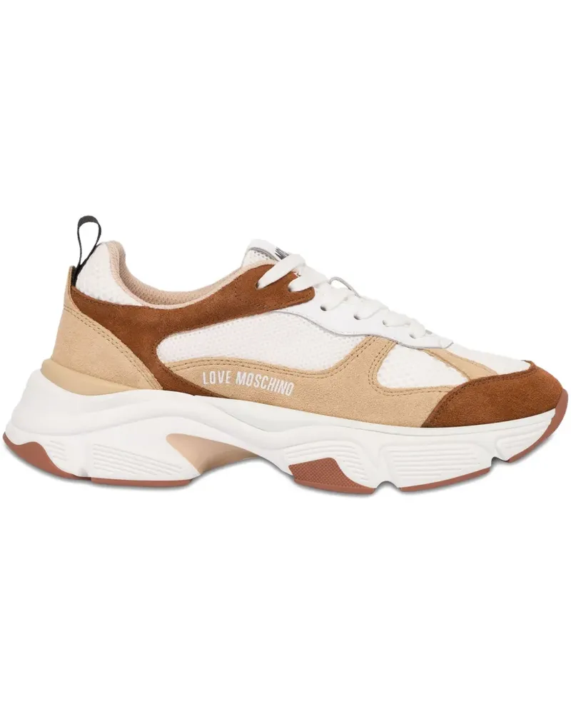 Moschino Sneakers mit Schnürung - Weiß Weiß