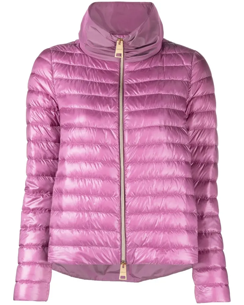 Herno Gefütterte Jacke mit Reißverschluss - Violett Violett