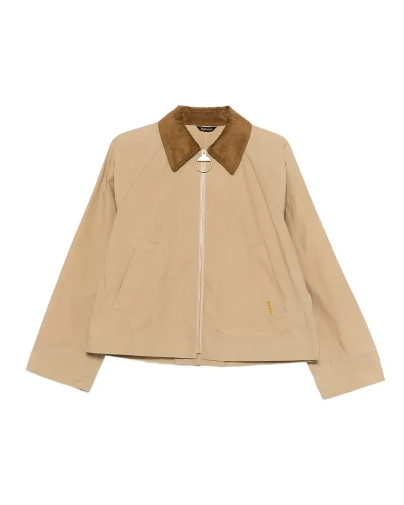 Barbour Jacke mit Cordkragen - Nude Nude