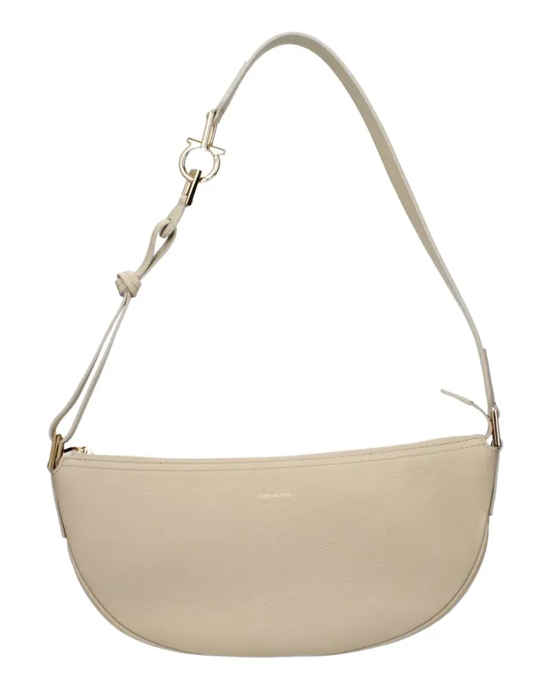 Ferragamo Gancini shoulder bag - Nude Nude