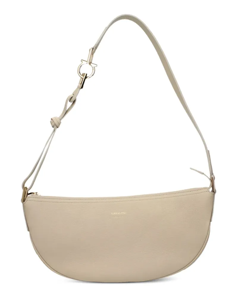 Ferragamo Gancini shoulder bag - Nude Nude