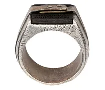 Sterlingsilber-Ring mit Schriftzug