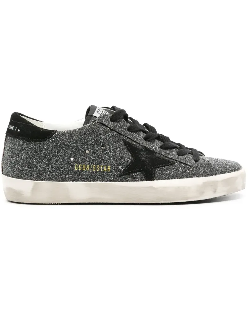 Golden Goose Superstar Sneakers mit Kristallen - Schwarz Schwarz