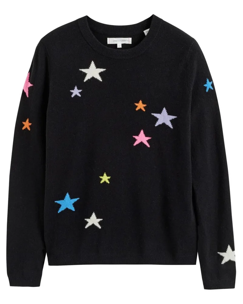 Chinti & Parker Star Pullover - Schwarz Schwarz