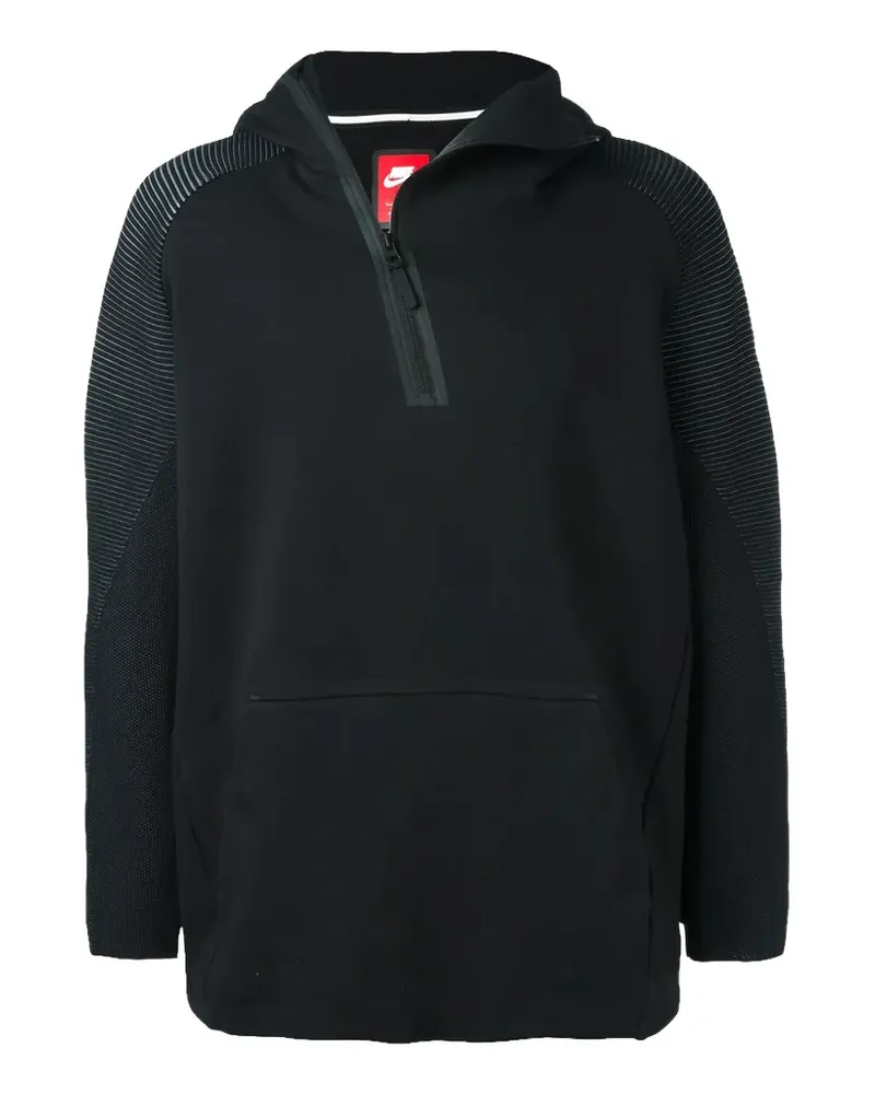 Nike Klassischer Fleece-Pullover - Schwarz Schwarz