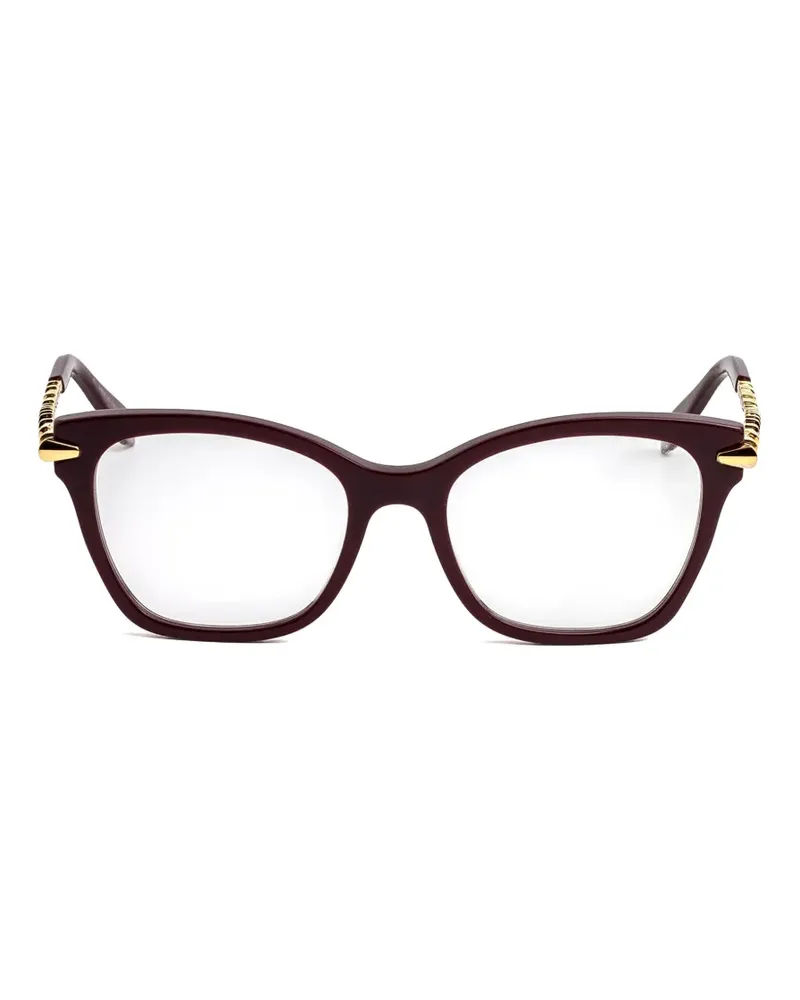 Bulgari Serpenti cat-eye glasses - Braun Braun