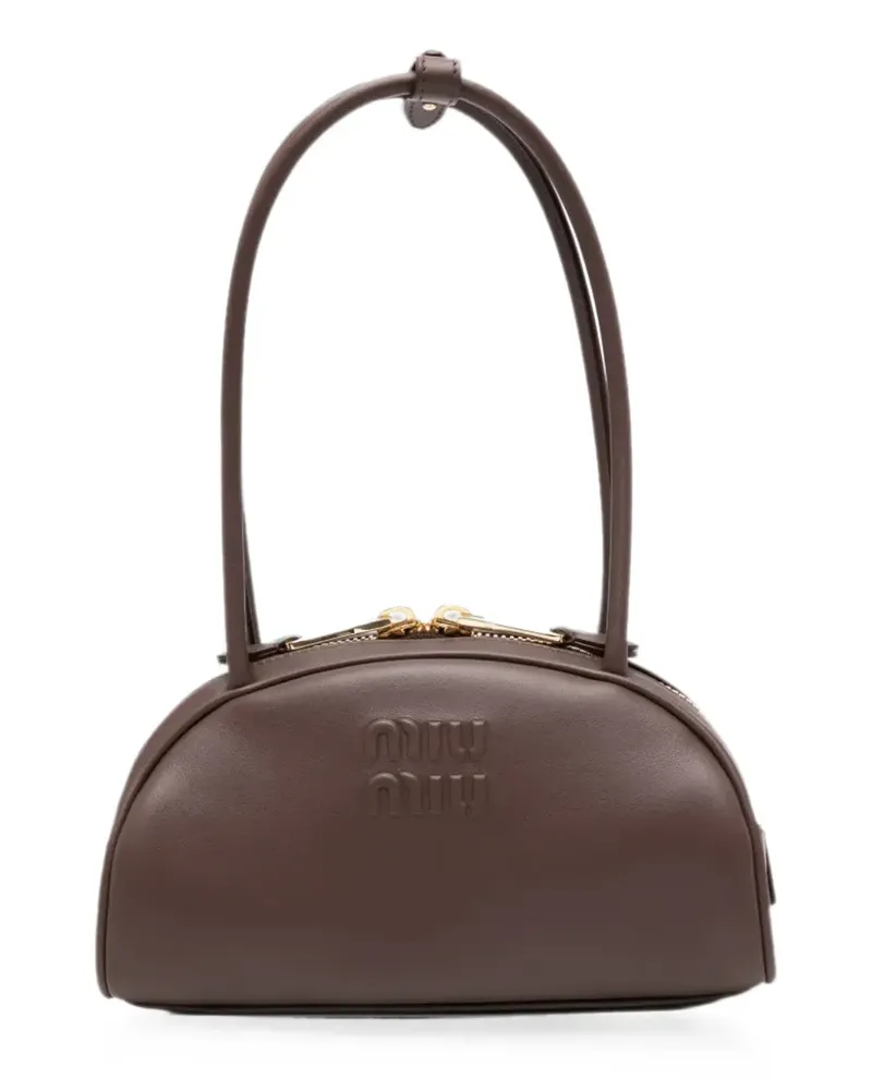Miu Miu Kleine Schultertasche - Braun Braun