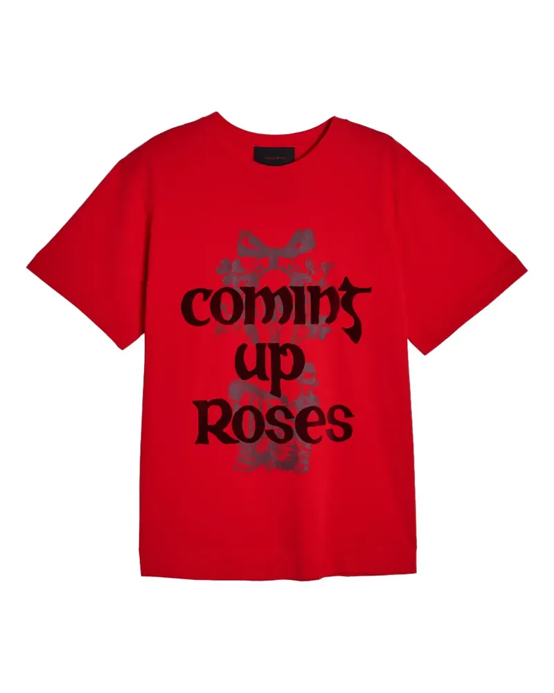 Simone Rocha graphic-print T-shirt - Rot Rot