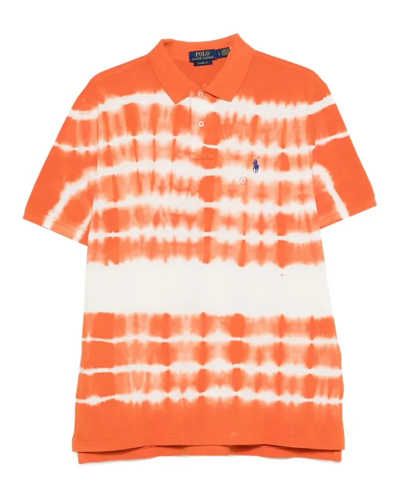 Ralph Lauren tie-dye polo shirt - Orange Orange