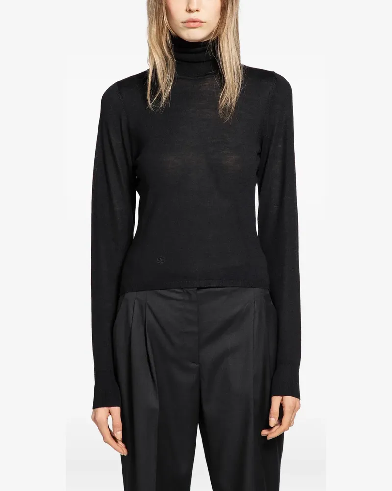 The Garment Bergen Turtleneck Sweater - Schwarz Schwarz
