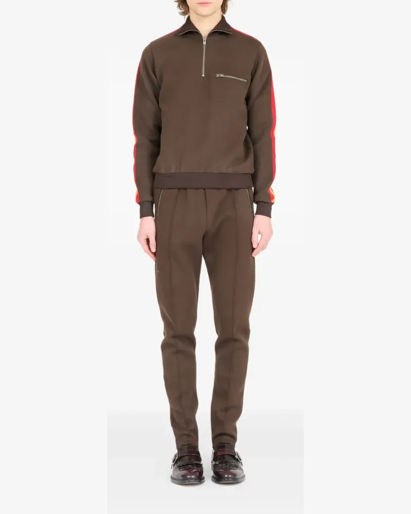 Maison Margiela Sweatshirt mit Stehkragen - Braun Braun