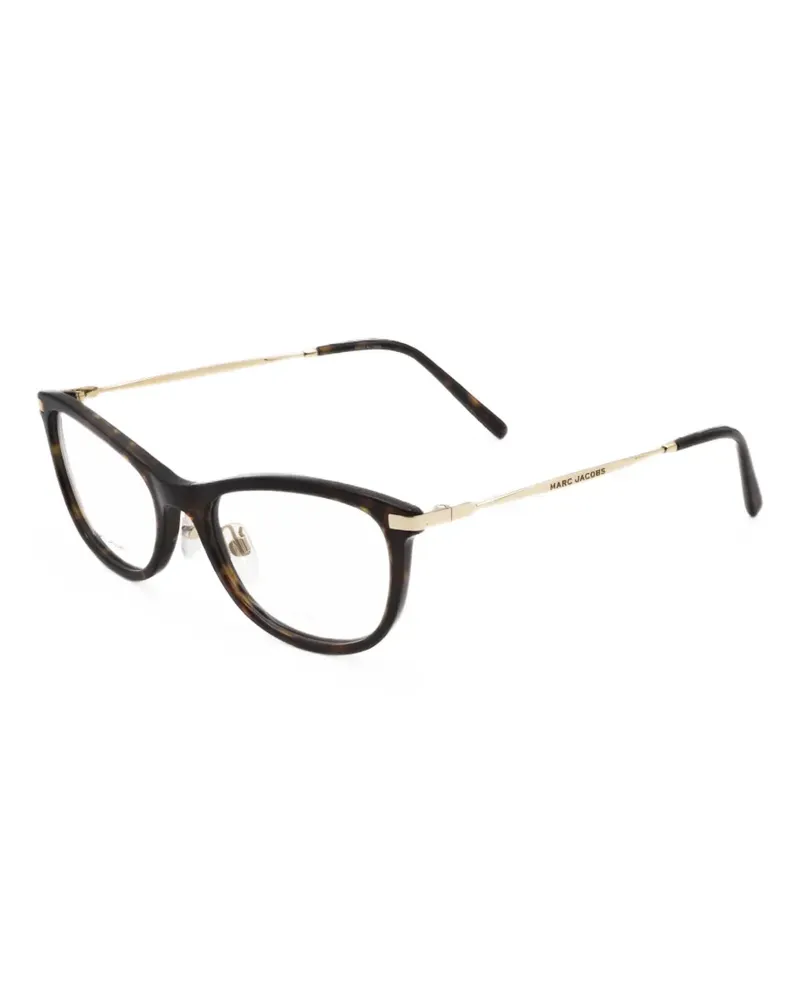 Marc Jacobs tortoiseshell-effect cat-eye glasses - Braun Braun