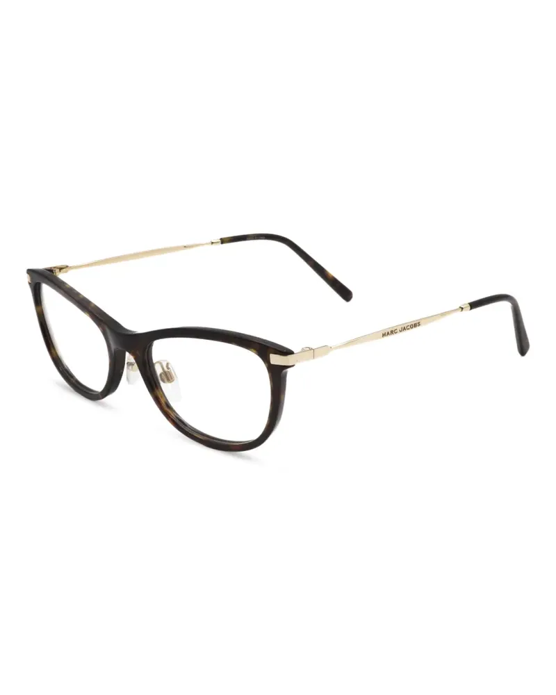 Marc Jacobs Cat-Eye-Brille in Schildpattoptik - Braun Braun