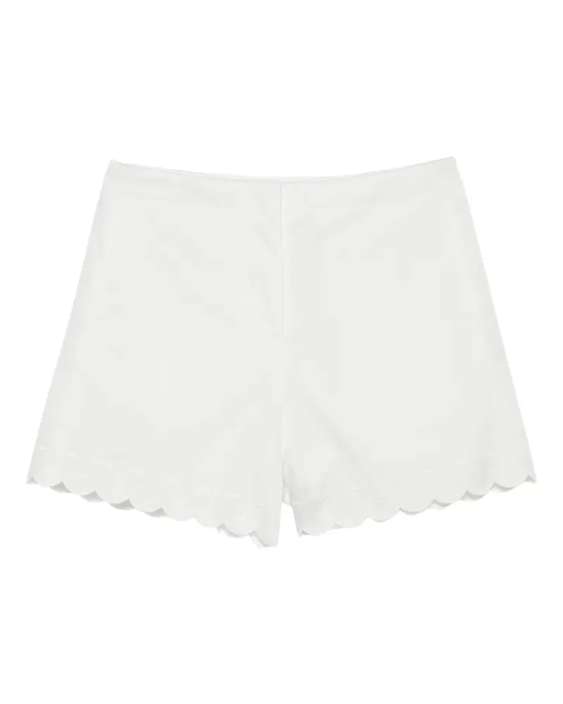 LOW CLASSIC embroidered shorts - Weiß Weiß