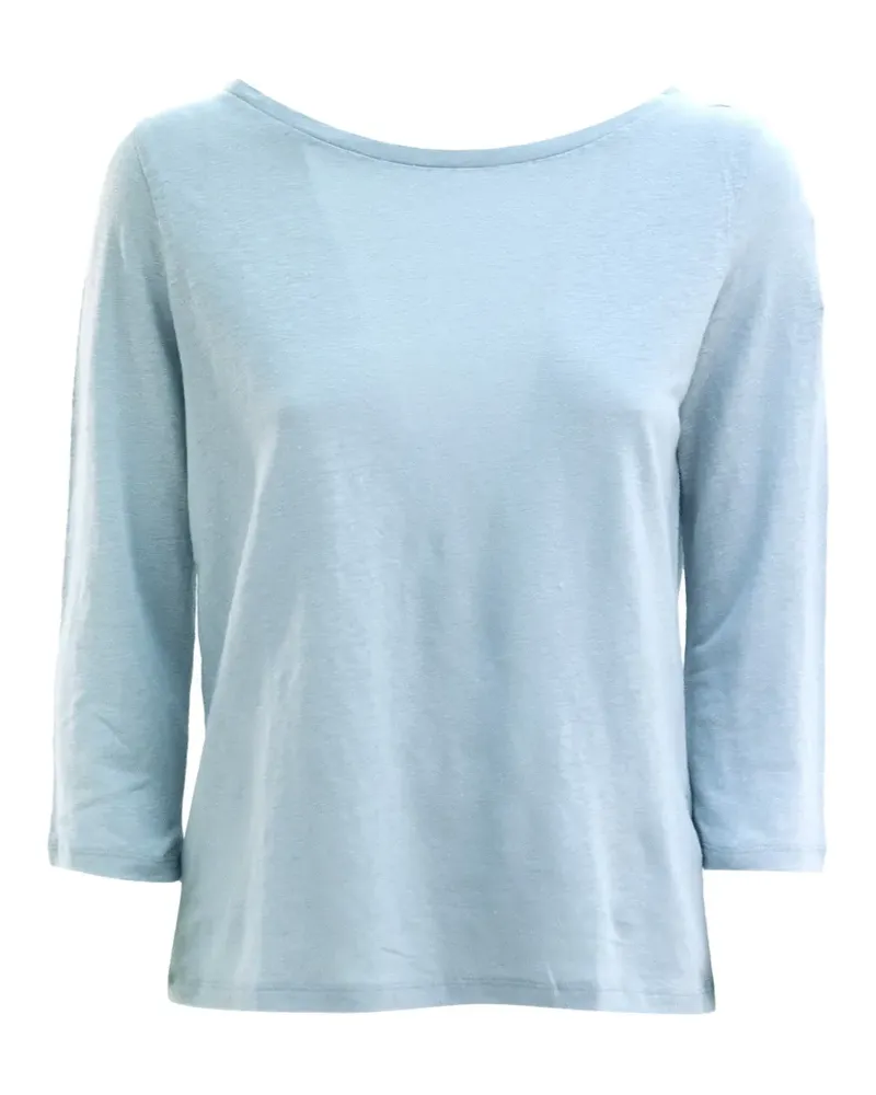 Majestic boat neck top - Blau Blau