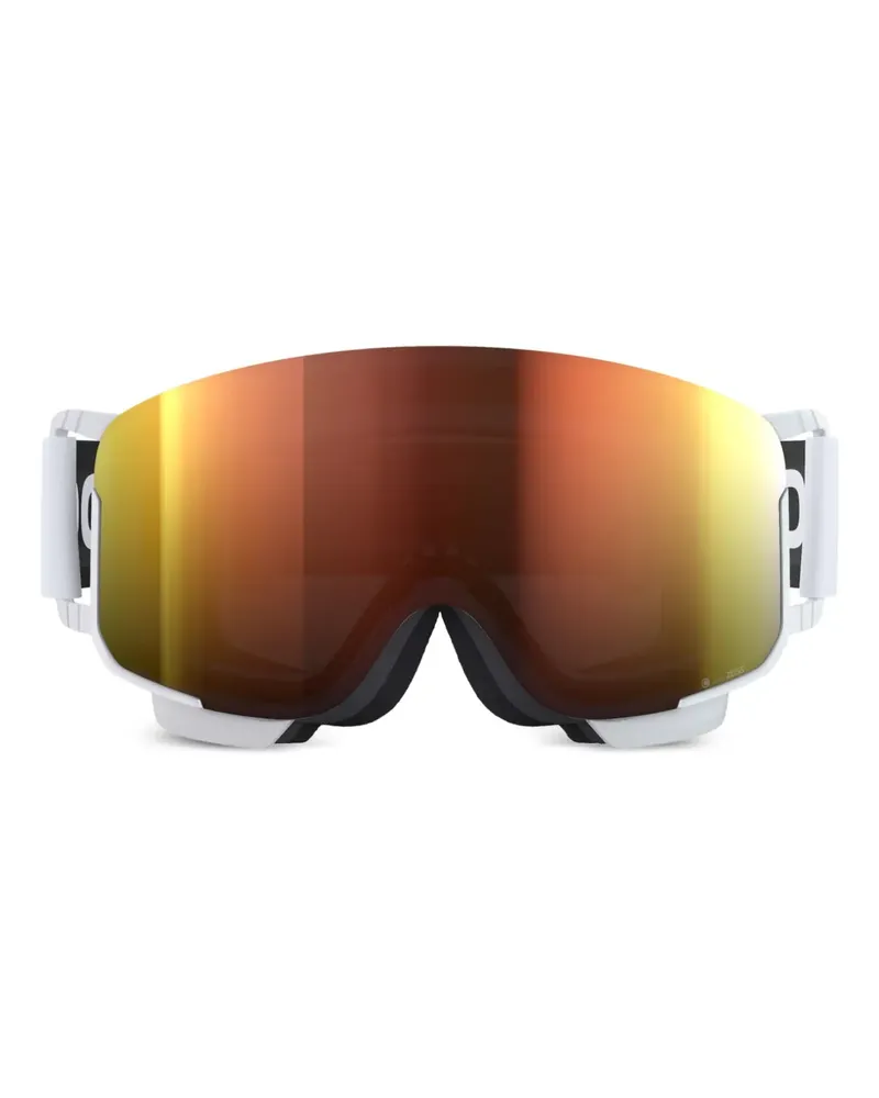 POC Verspiegelte Skibrille mit Shield-Gestell - Weiß Weiß