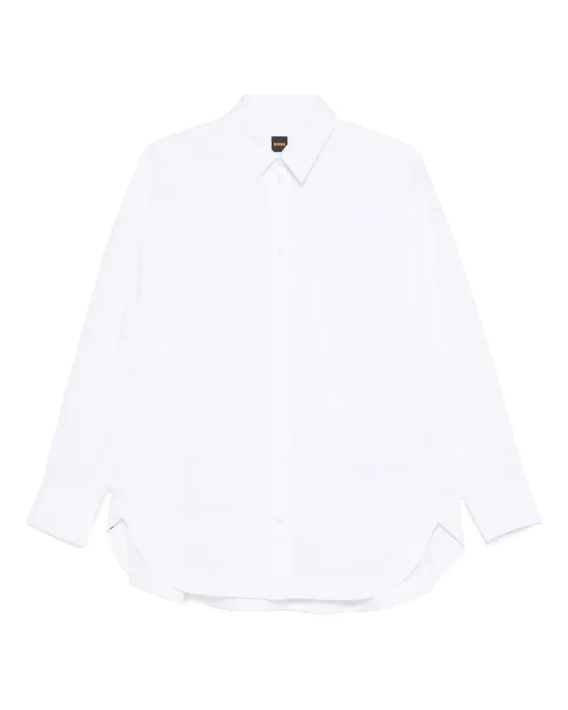 HUGO BOSS Klassisches Hemd - Weiß Weiß