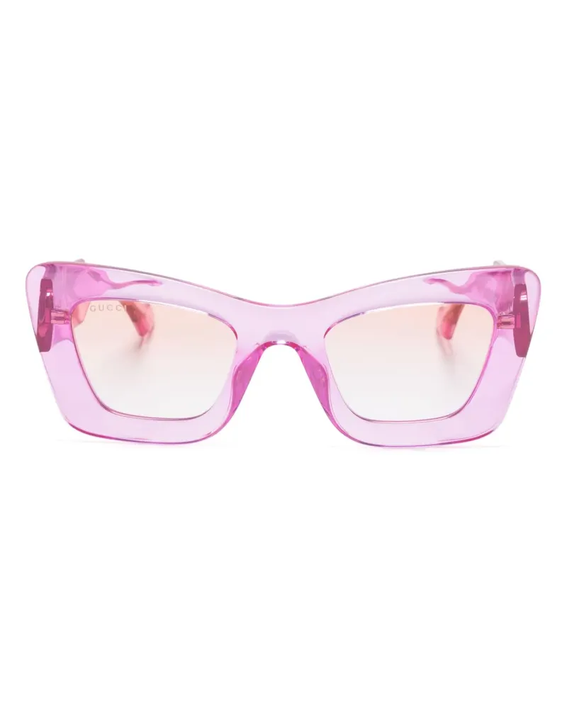Gucci Sonnenbrille mit Cat-Eye-Gestell - Rosa Rosa
