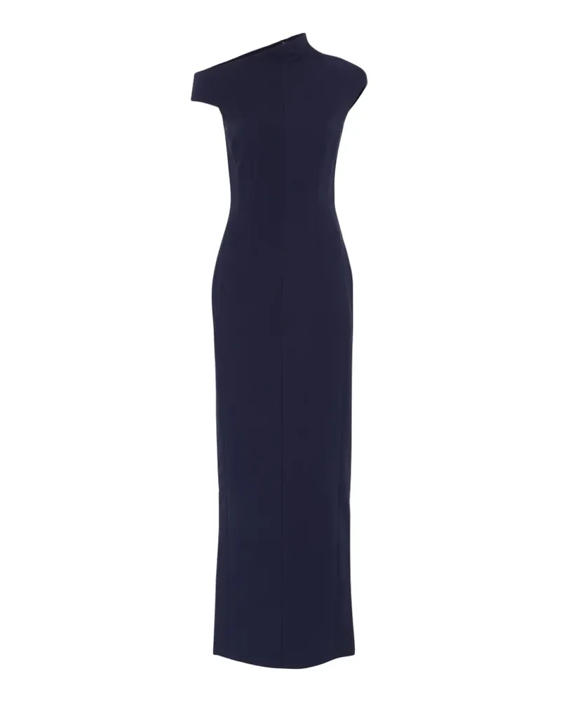 Solace London Arion Maxikleid in Navy - Blau Blau