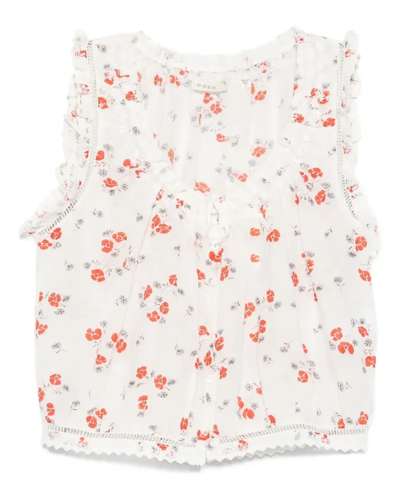 DÔEN Traveller Bluse - Weiß Weiß