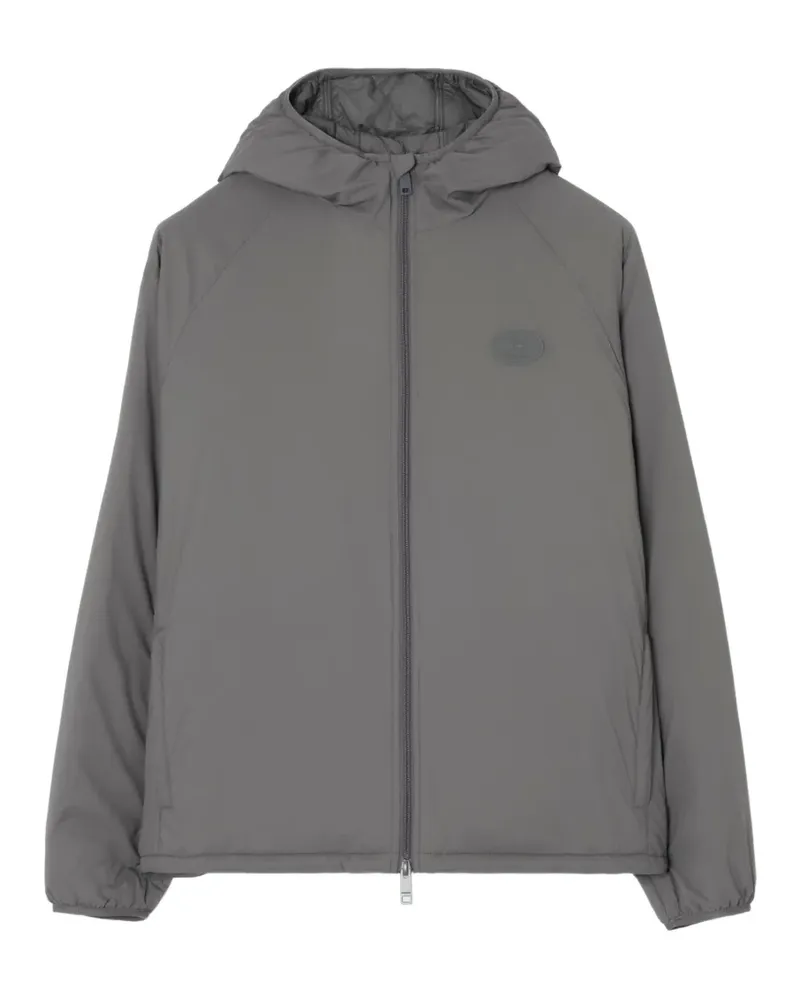 Burberry Dunwich Kapuzenjacke aus Nylon - Grau Grau
