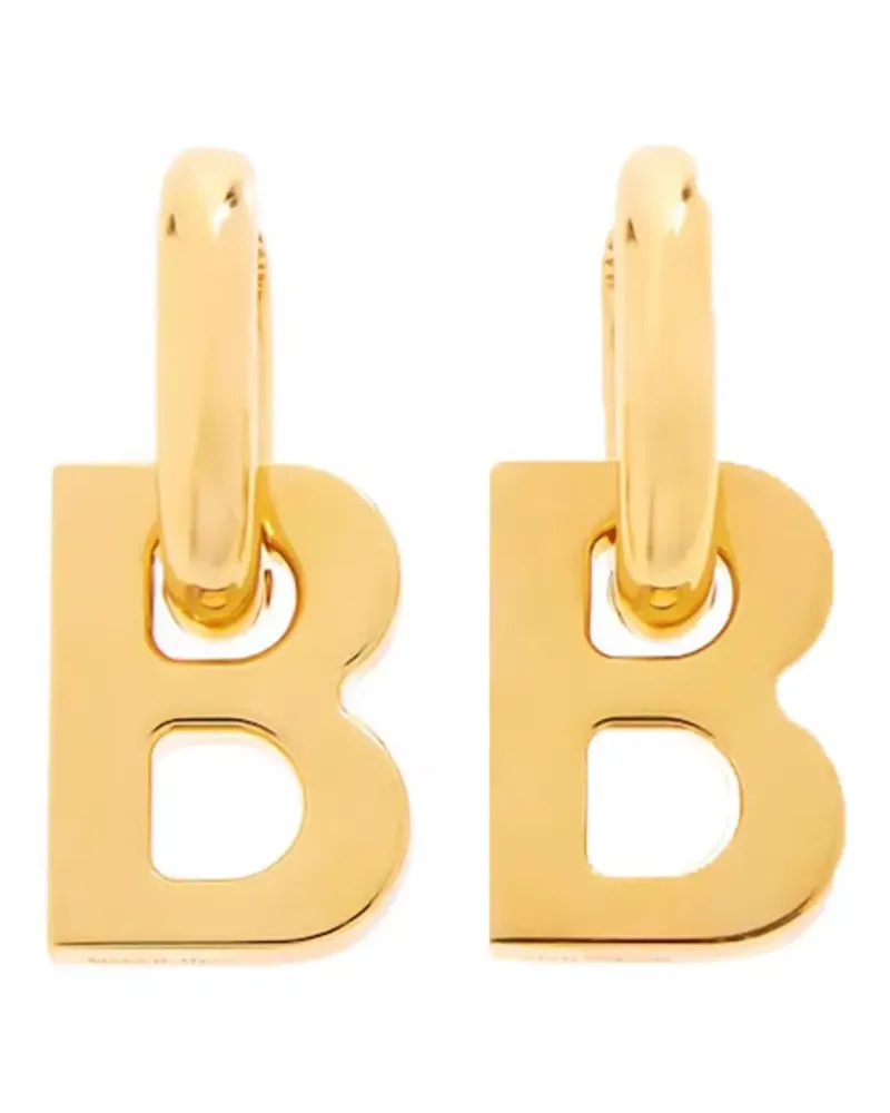 Balenciaga Ohrringe mit Buchstaben-Anhänger - Gold Gold