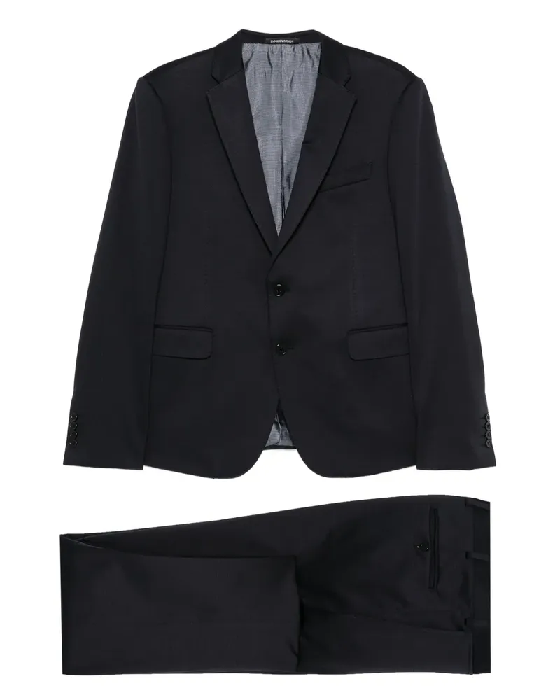 Emporio Armani wool-blend suit - Blau Blau