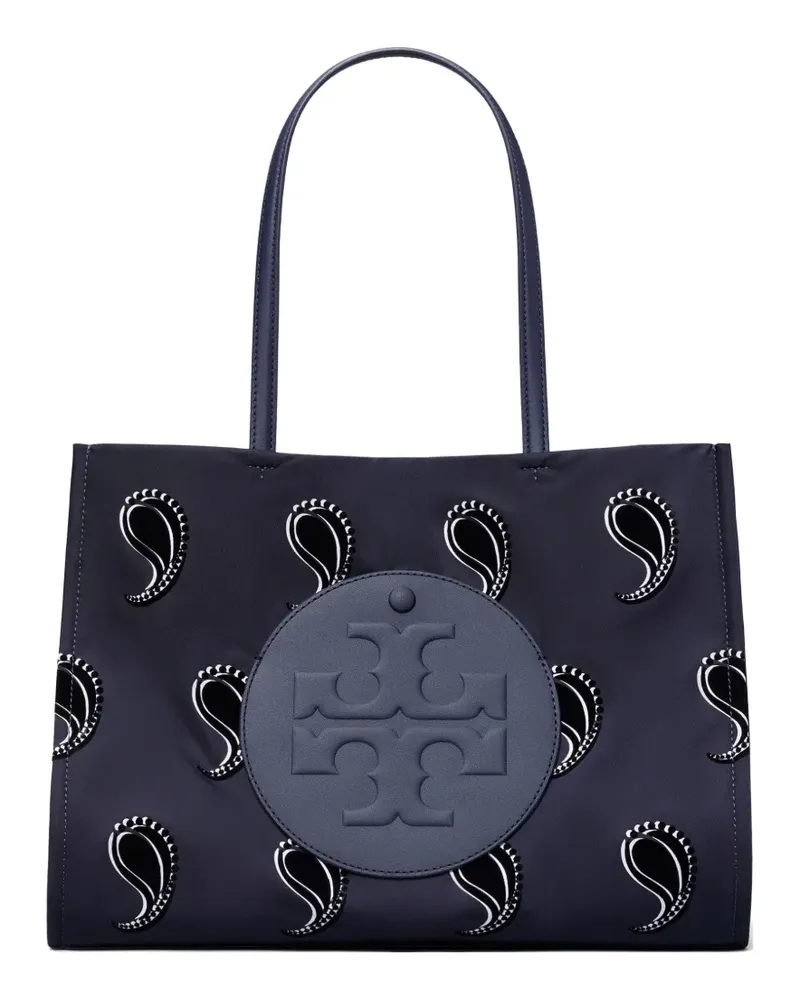 Tory Burch Kleiner Ella Tote Bag mit Print - Blau Blau