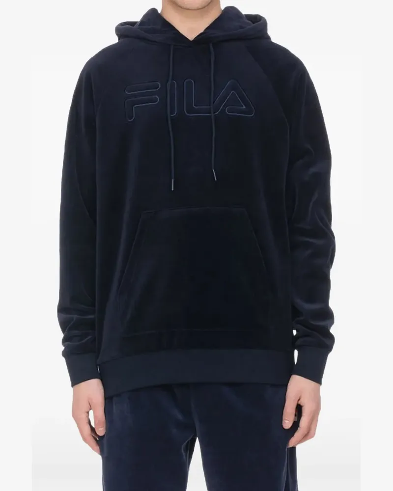 Fila Kai Hoodie mit Logo-Stickerei - Blau Blau