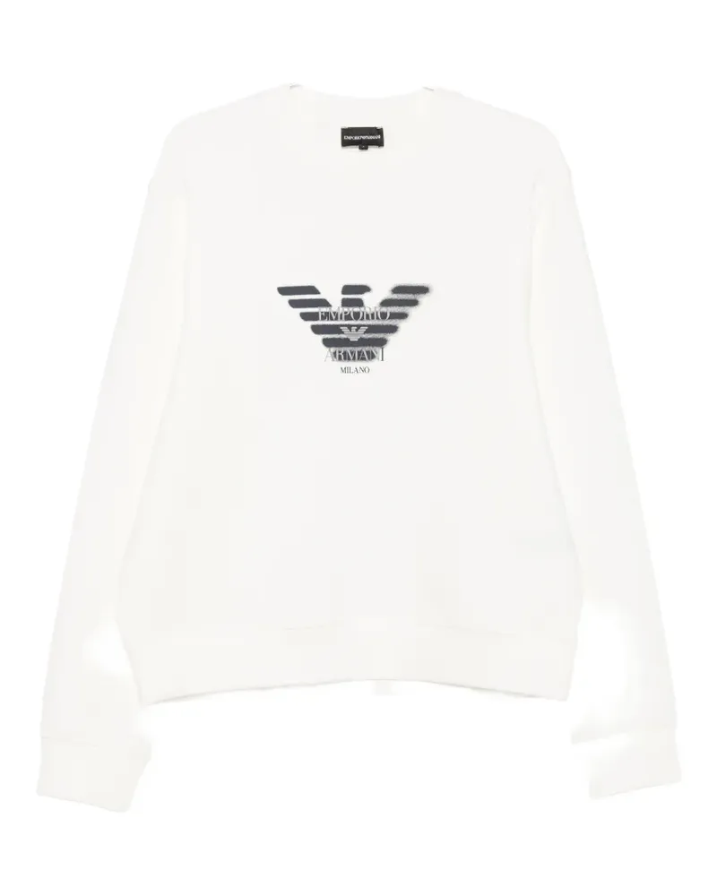 Emporio Armani logo-print sweatshirt - Weiß Weiß