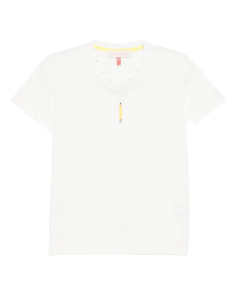 Mira Mikati T-Shirt mit Stickerei - Weiß Weiß