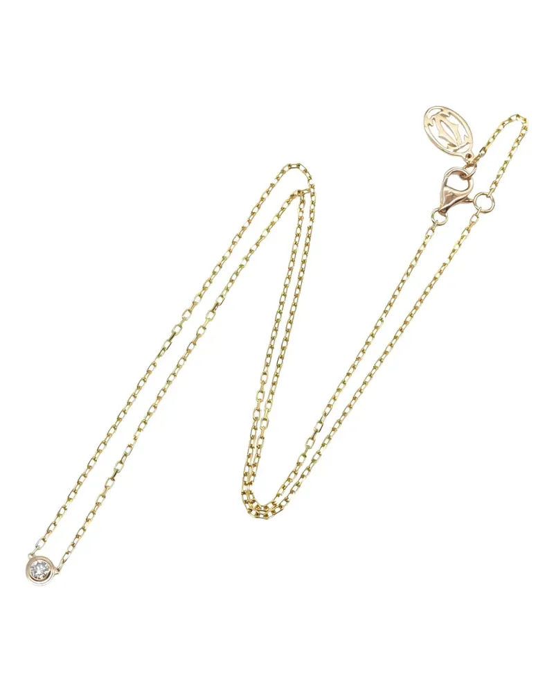 Cartier 2010s SM Damour diamond necklace - Gold Gold