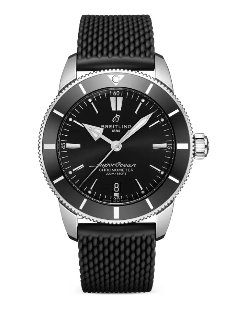 Breitling SuperOcean Armbanduhr 44mm - Schwarz Schwarz