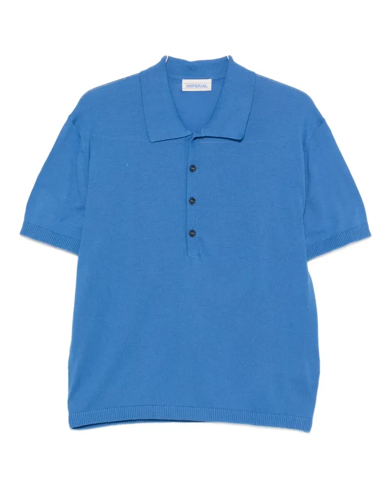 IMPERIAL cotton polo shirt - Blau Blau